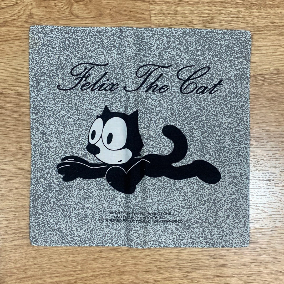 Vintage Felix the Cat Handkerchief - Etsy