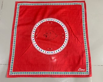 Vintage kimba the white lion Handkerchief 207