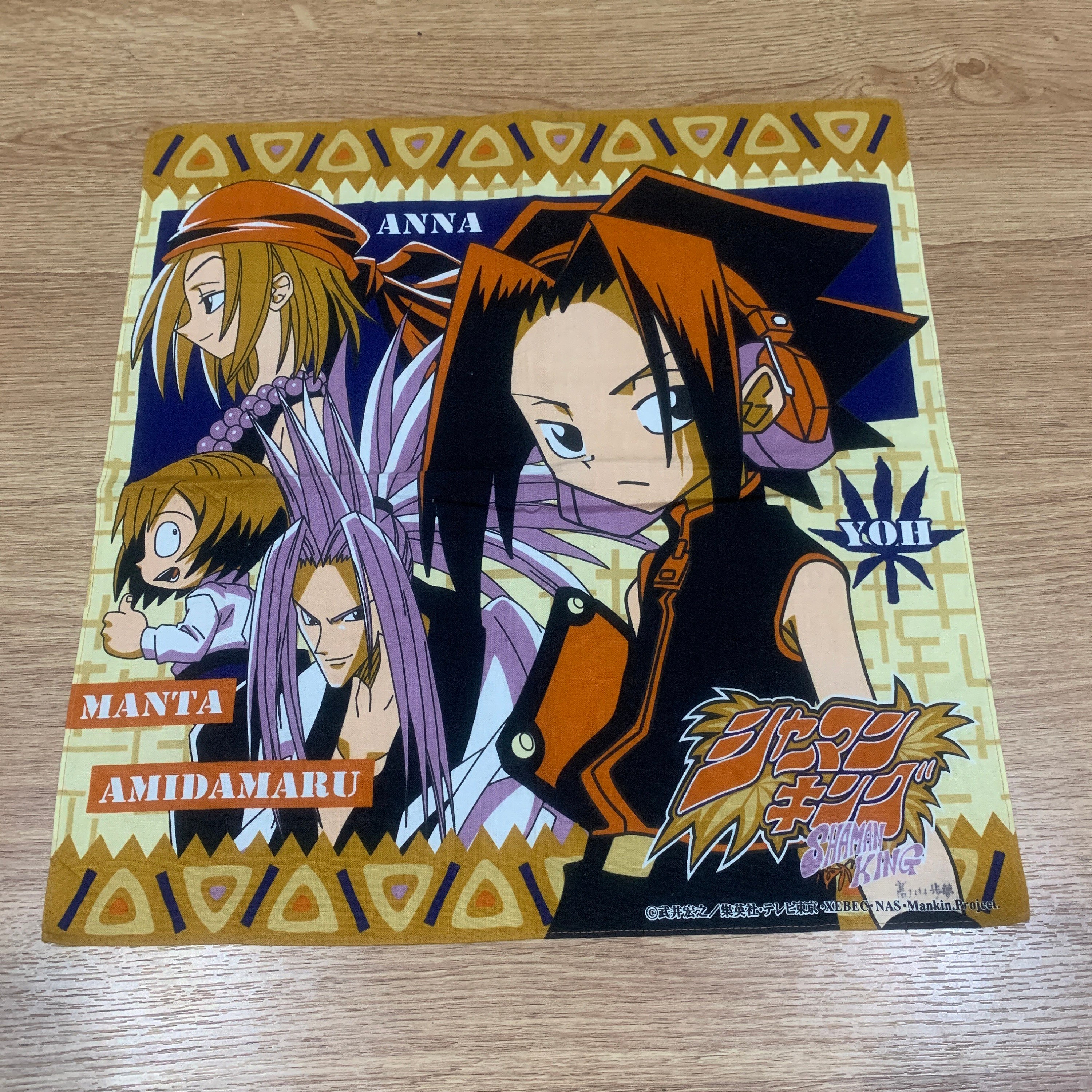 Vintage Shaman King Handkerchief Etsy Vintage Shaman King Handkerchief Etsy