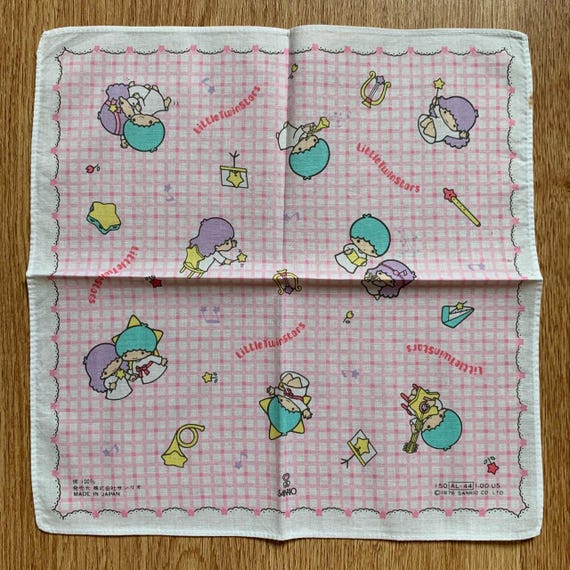 ヴィンテージ リトルツインスターズ サンリオ ハンカチ - Etsy 日本