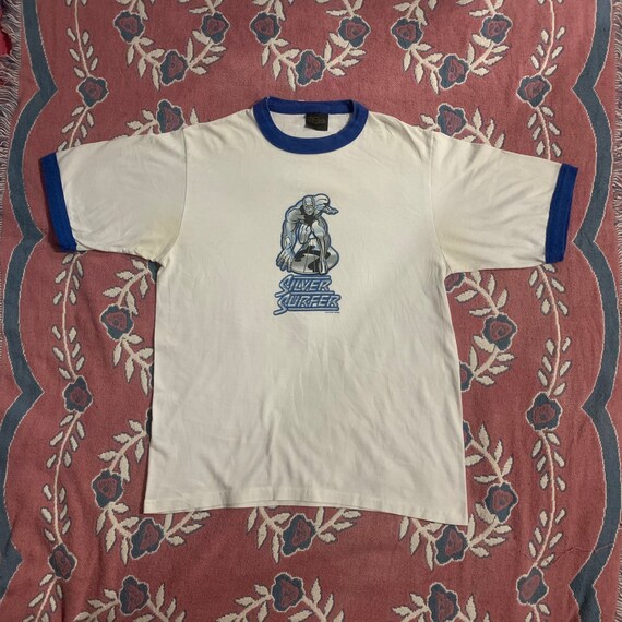 Vintage90s Silver Surfer Ringer Shirts size.L