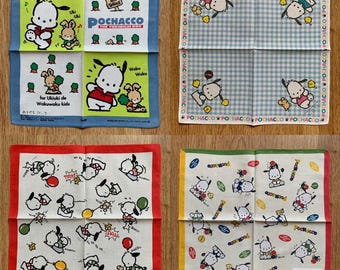 Vintage Pochacco Sanrio Handkerchief