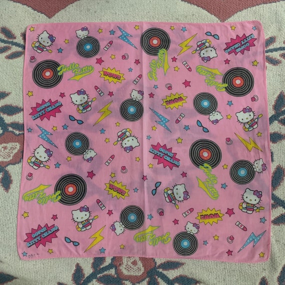 Vintage1985s Hello Kitty Sanrio Handkerchief