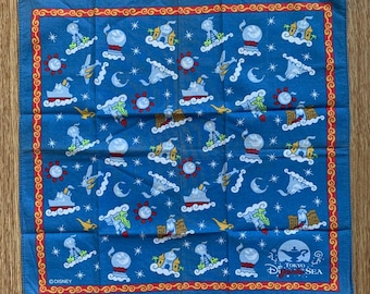 Vintage Aladdin genie Handkerchief 2487
