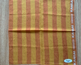 Vintage Kansai Yamamoto Handkerchief | Rare Character Cotton Scarf | Retro Bandana Gift for Her | 3378