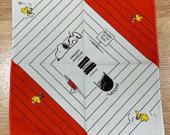 Vintage Snoopy-zakdoek 1406