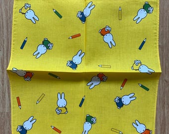 Vintage miffy rabbit Handkerchief 2042