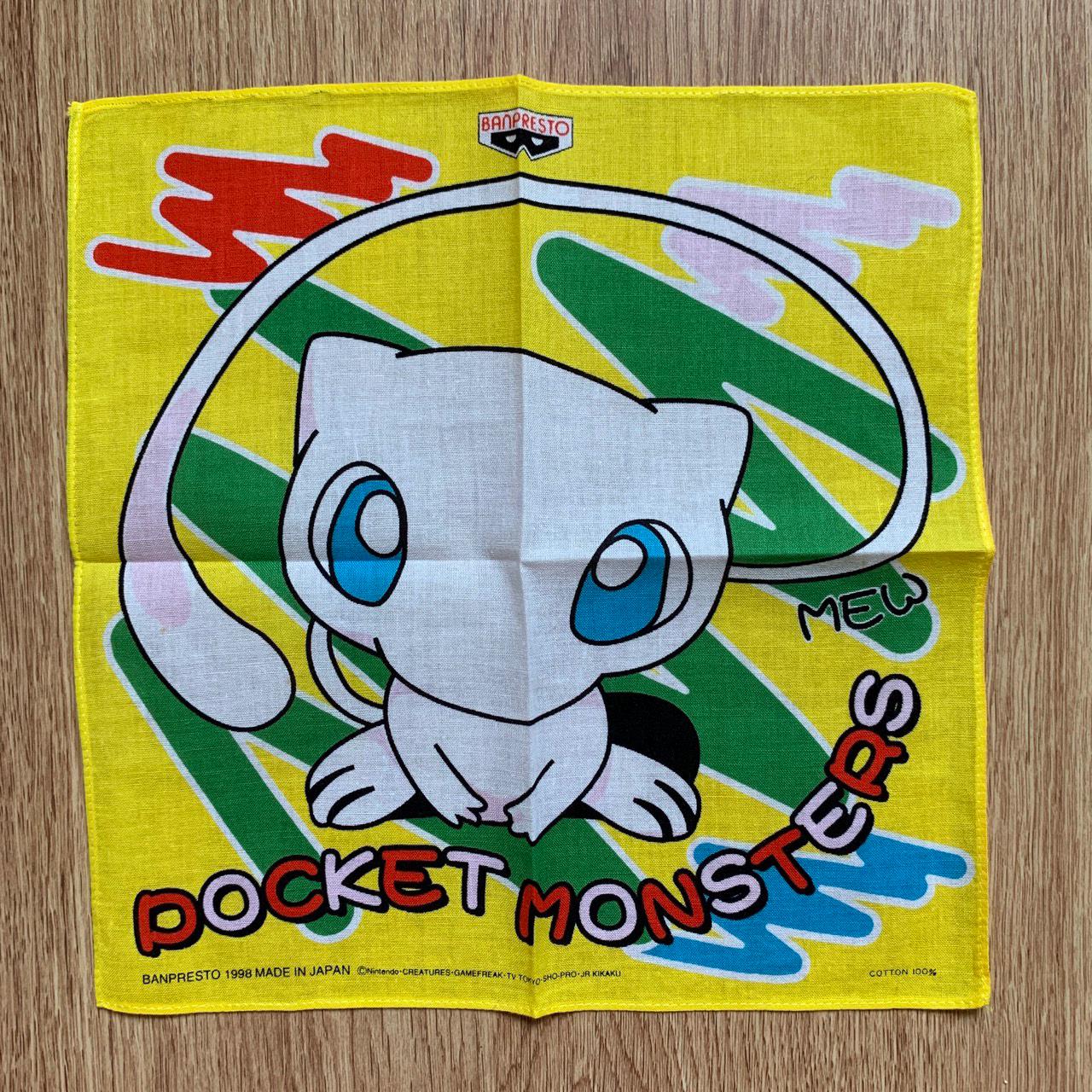 ヴィンテージ ミュウ ポケモン 1998 ハンカチ 2602 - Etsy 日本