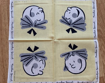 Vintage Nonchan Journal Handkerchief 873