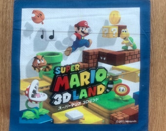 vintage super mario 3d land mouchoir 515