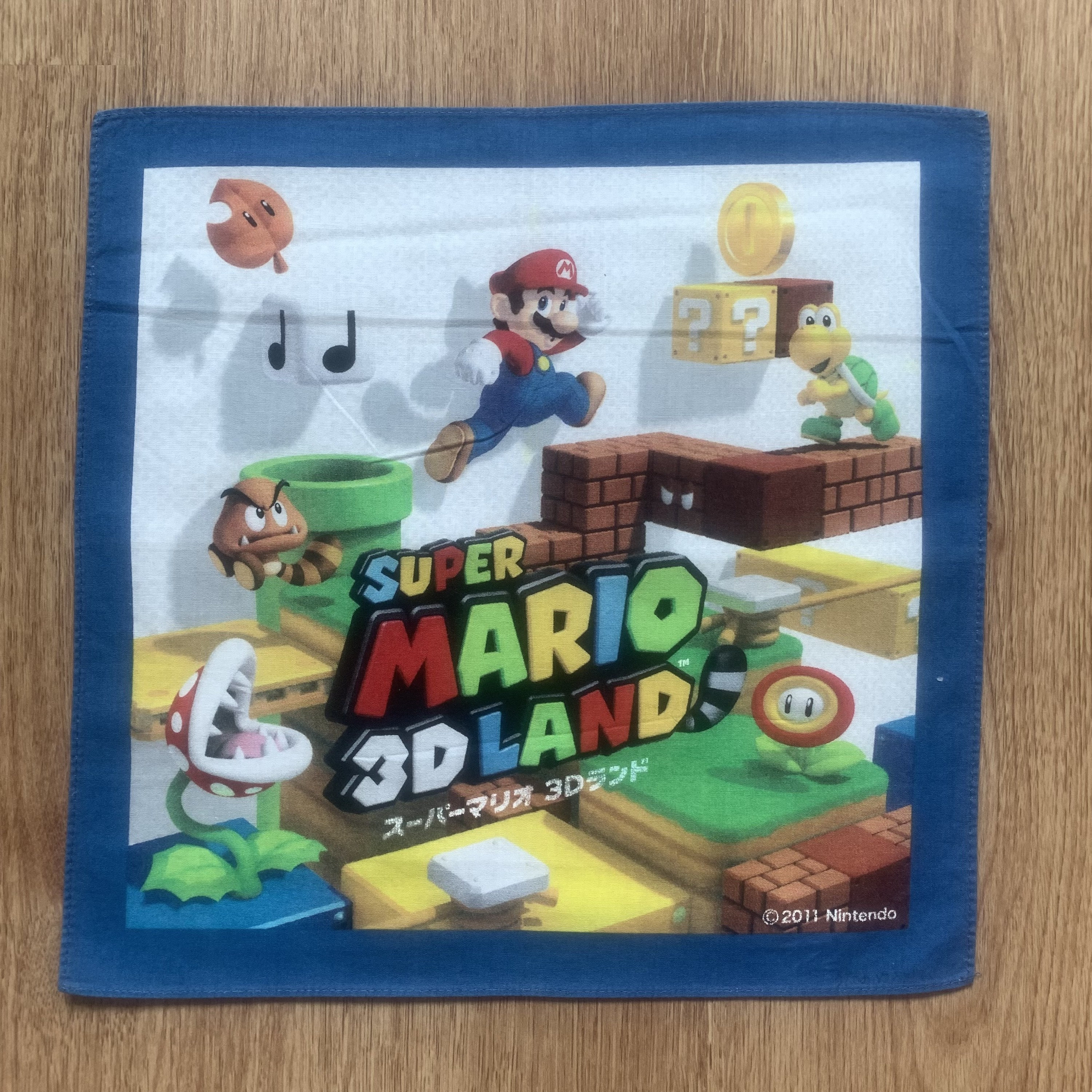 Vintage Super Mario 3d Land Handkerchief 515 - Etsy