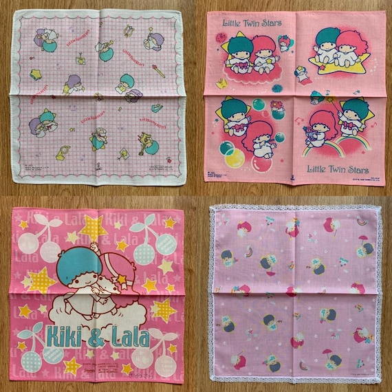 ヴィンテージ リトルツインスターズ サンリオ ハンカチ - Etsy 日本