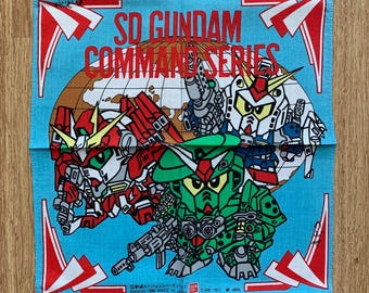 ヴィンテージ90年代 SDガンダム コマンドシリーズ ハンカチ - Etsy 日本