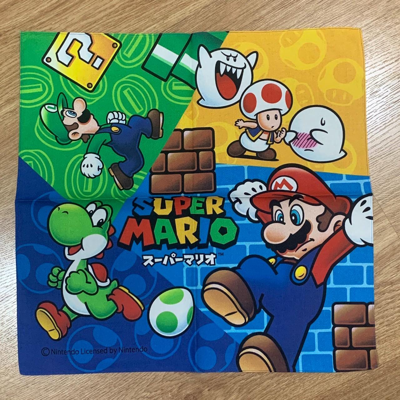 ヴィンテージ スーパーマリオ ハンカチ 1473 - Etsy 日本
