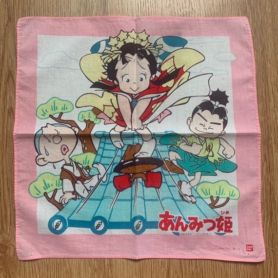 80年代 あんみつ姫　せんすセット バンダイ製　当時物　昭和レトロ 80年代 あんみつ姫 せんすセット バンダイ製 当時物 昭和レトロ 80年代