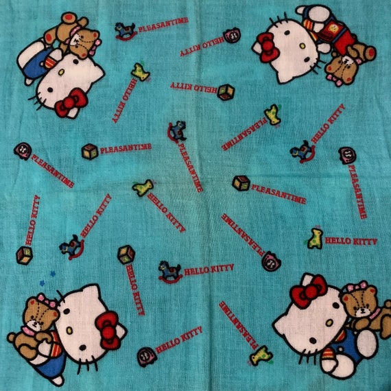 Vintage1985s Hello Kitty Sanrio Handkerchief