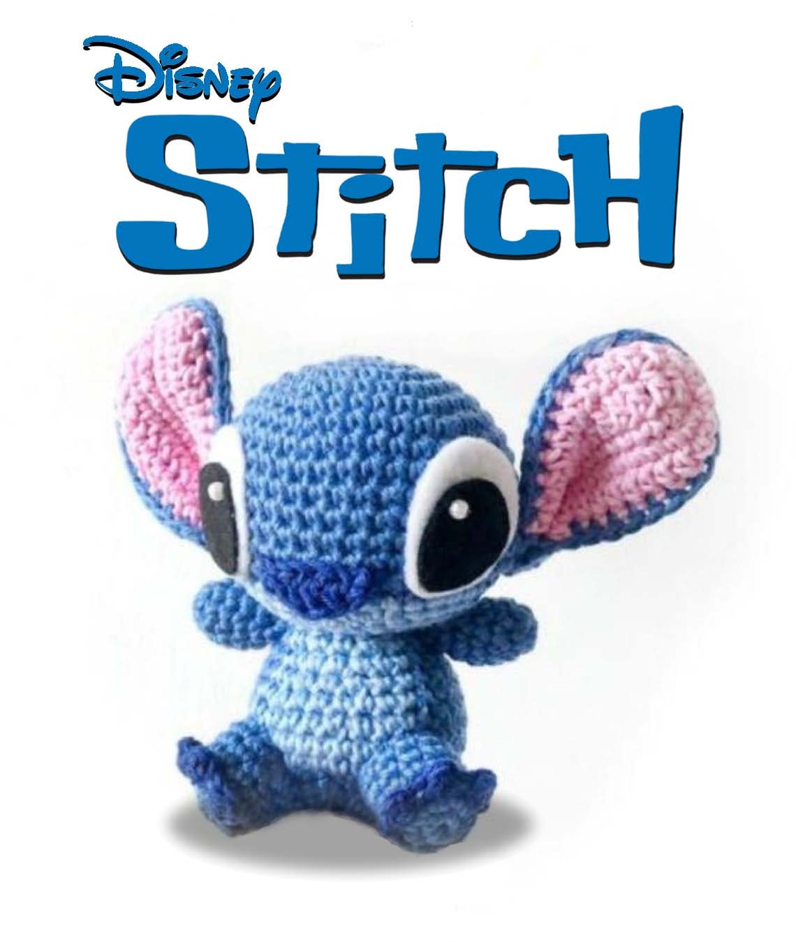 Peluche cousin de stitch reuben au crochet