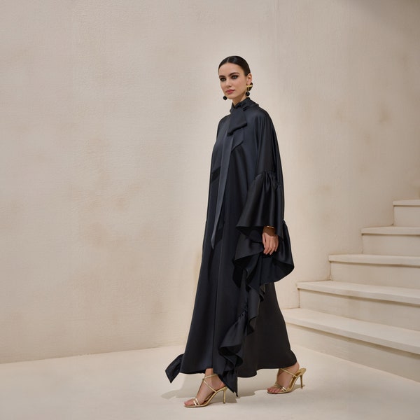 Designer Black Kaftan main image 1