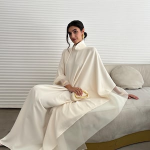 Ines Organza Dress_ Cream