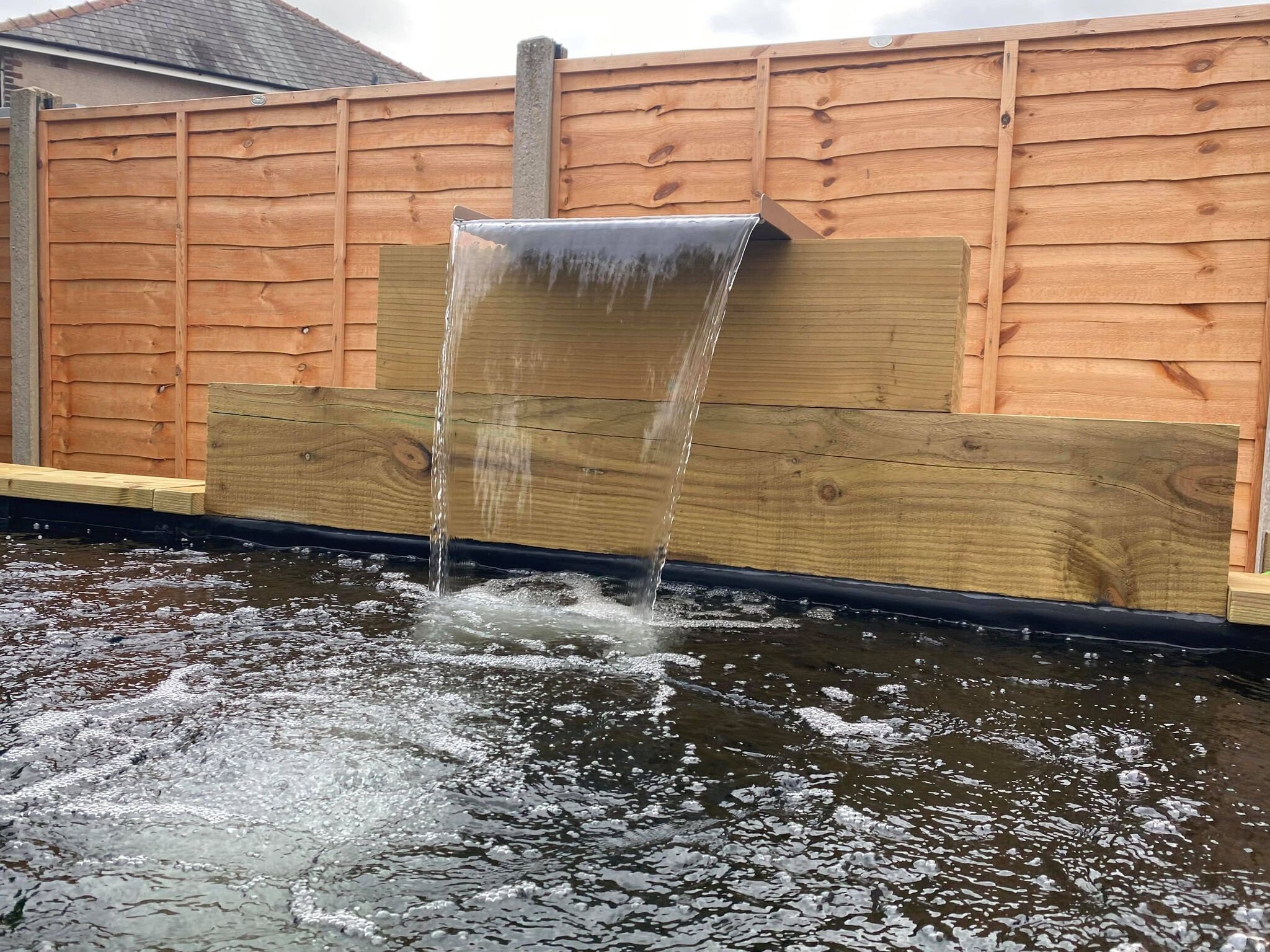 Ponds & Water Features garden feature Koi Pond Feature! Stainless Steel