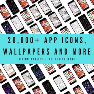 App icons white and black minimalist theme for iOS 14 aesthetic home screen