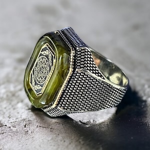 Seal of Solomon Silver Ring , Ottoman Sign Ring , Handmade Silver Ring , New Arrival Ring , Best Gift For Men , Turkish Ring , Islamic Ring