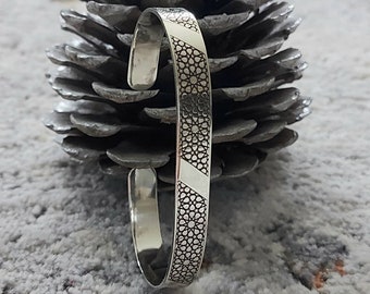 Bracelet Manchette Étoile Ajustable En Argent Plaqué - Style Bohème - Neuf