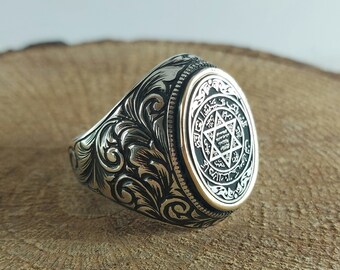 925 Sterling Silver Handmade Oval Shaped Statement Ring With