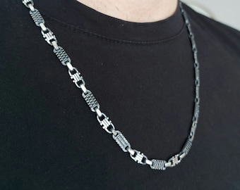 ☆TATIANA☆ Silver 925 Black Mark Necklace NZ2149 ☆TATIANA☆ Silver 925 Black Mark Necklace NZ2149 (TATIANA