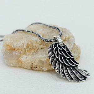 925 sterlingzilver heren wilde adelaar vleugel ketting zilver kleur veer hanger thema dier verjaardagscadeau voor hem gratis expresverzending