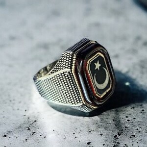 Bague drapeau turc deals