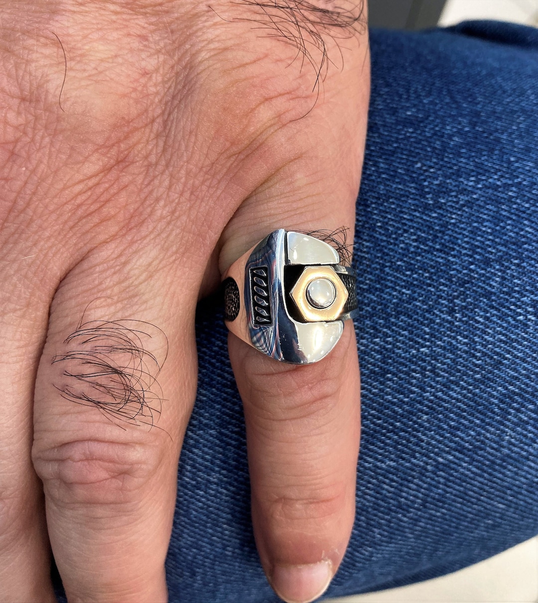 指輪・リング RRL Handmade Sterling Silver Signet Ring Handmade Sterling Silver Signet Ring | Ralph Lauren