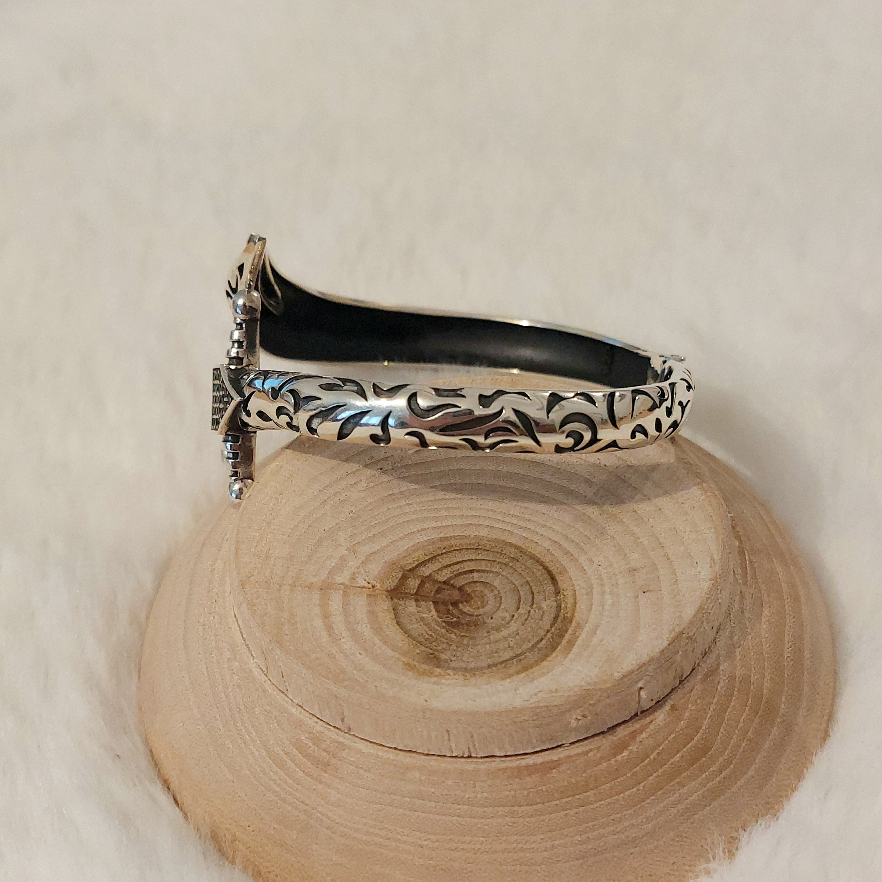 Silver Sword Bracelet , Handmade Bracelet , Mens Zulfiqar