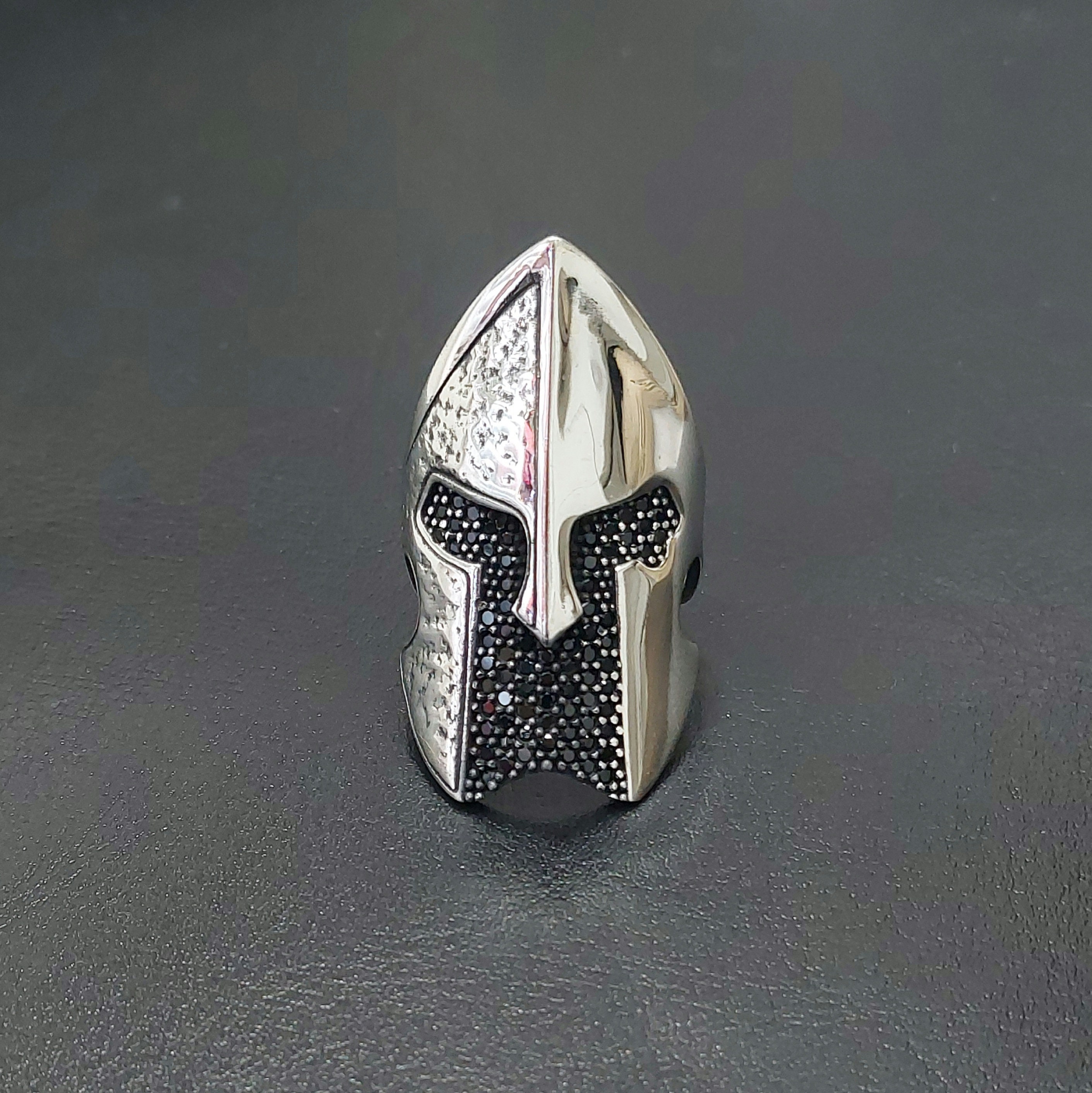 925K Silver Spartan Helmet Silver Handmade Ring With Black Micro Zircon Stone , Knight Silver Ring , Pantheon Helmet Ring, Gift for Him - Etsy 925K Silver Spartan Helmet Silver Handmade Ring With Black Micro Zircon Stone , Knight Silver Ring , Pantheon Helmet Ring, Gift for Him - Etsy