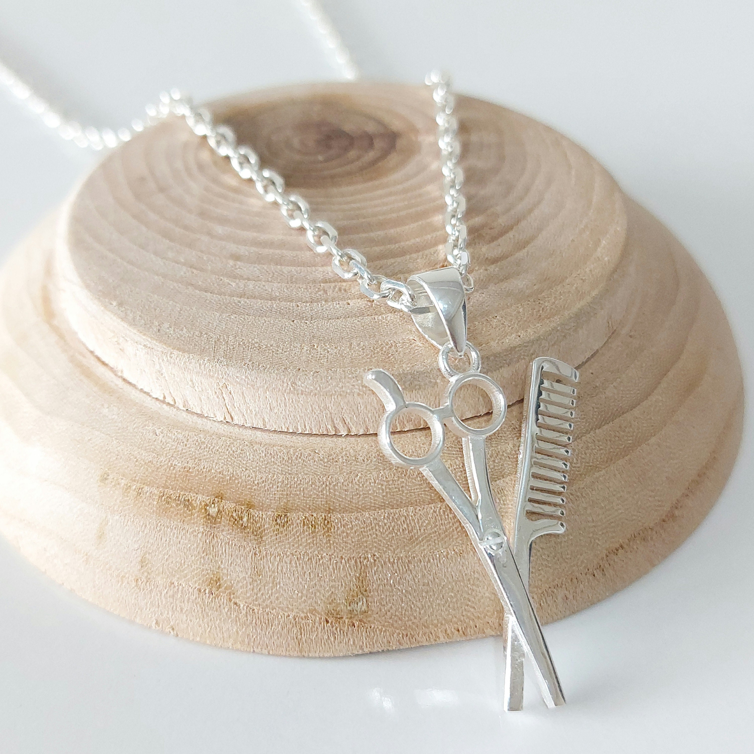 日本未入荷☆KING ICE☆Barber Shop Comb and Scissors Necklace Comb and Scissors Necklace | Barber Shop Jewelry – King Ice