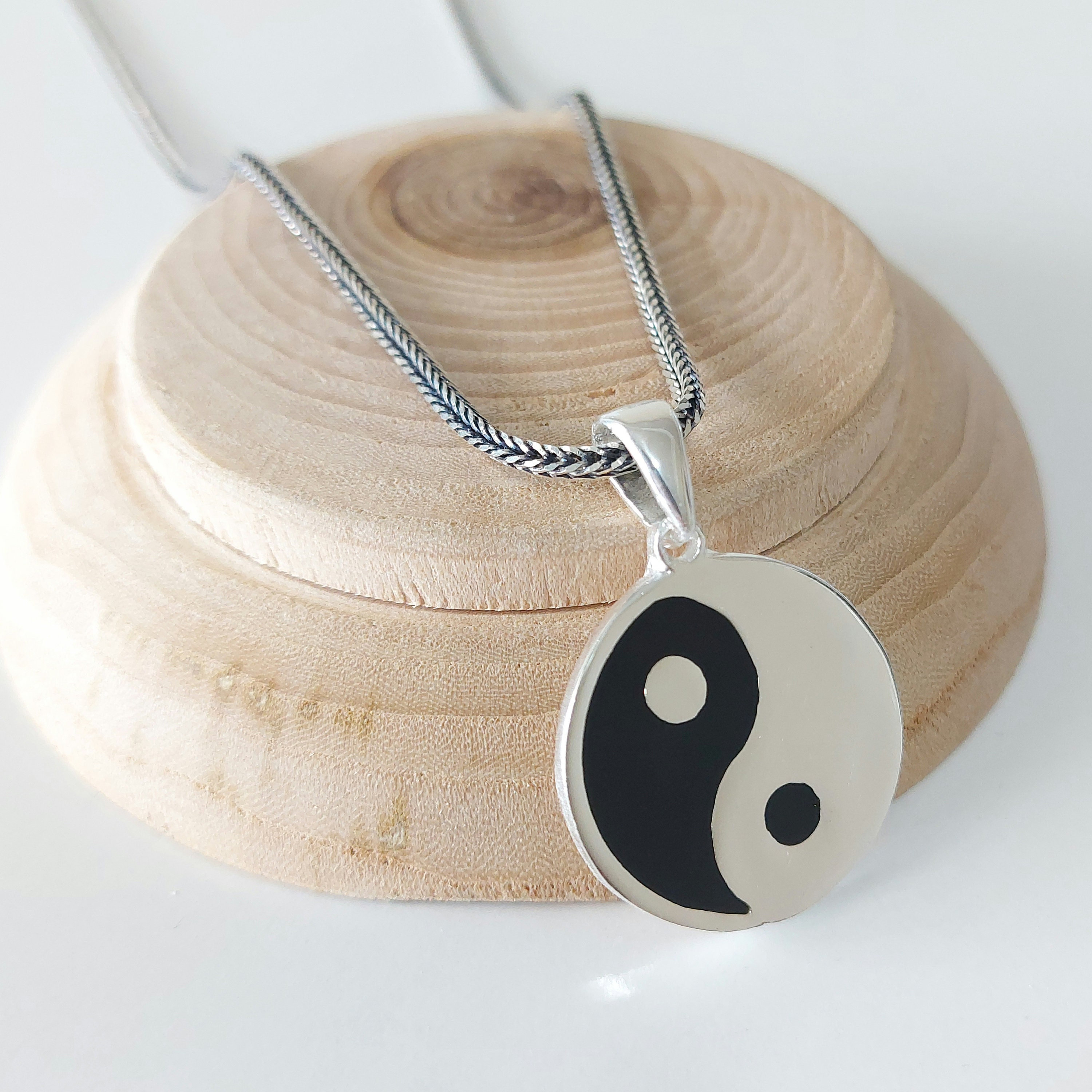 925k Silver Yin Yang Pendant, 925 Silver Yin Yang Pendant