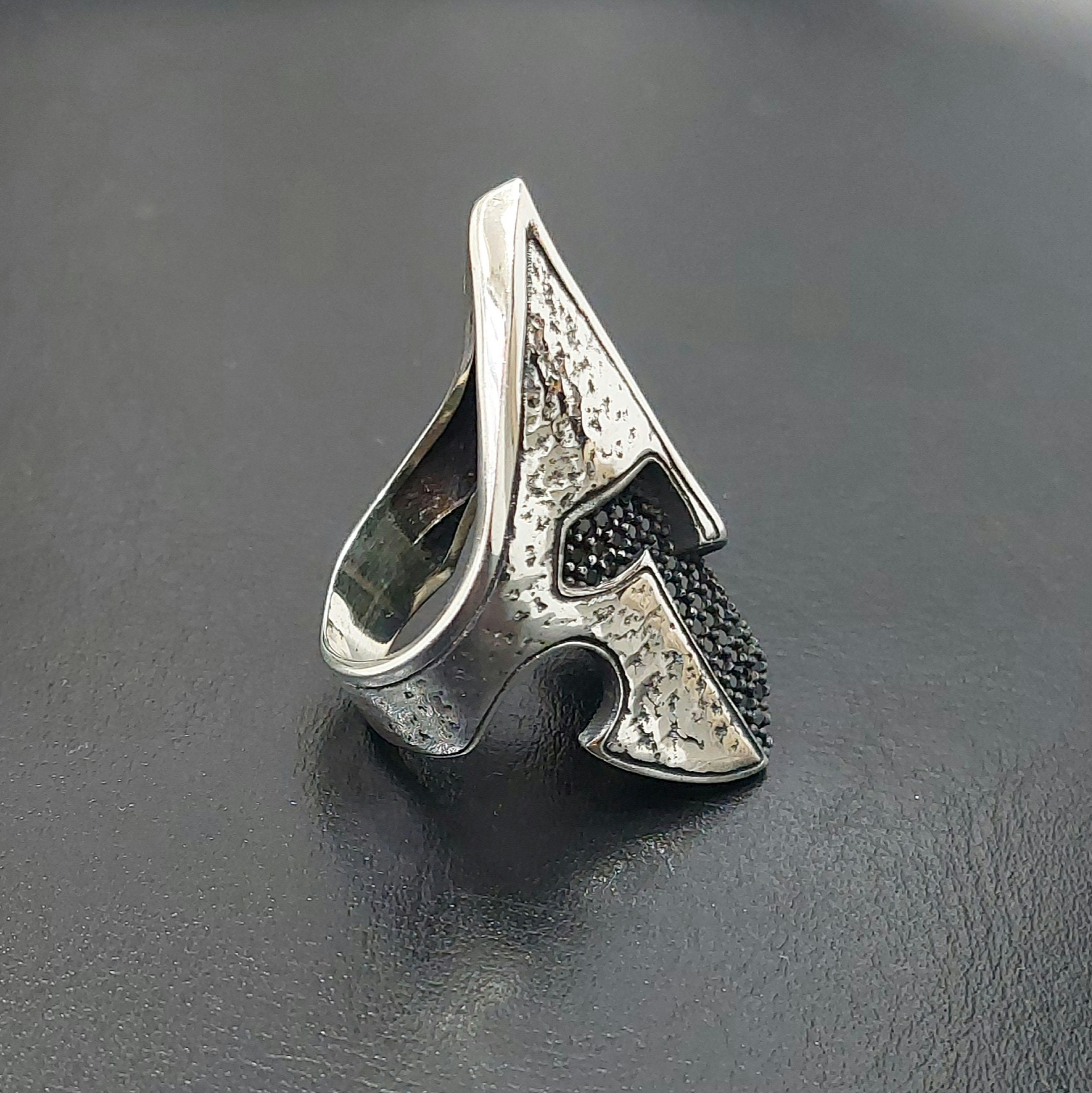 925K Silver Spartan Helmet Silver Handmade Ring With Black Micro Zircon Stone , Knight Silver Ring , Pantheon Helmet Ring, Gift for Him - Etsy 925K Silver Spartan Helmet Silver Handmade Ring With Black Micro Zircon Stone , Knight Silver Ring , Pantheon Helmet Ring, Gift for Him - Etsy