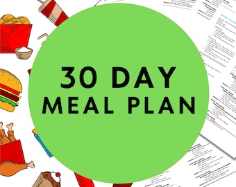30 Day Meal Plan