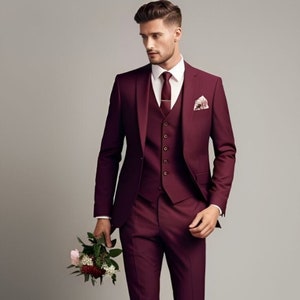 Traje ocre hombre sales