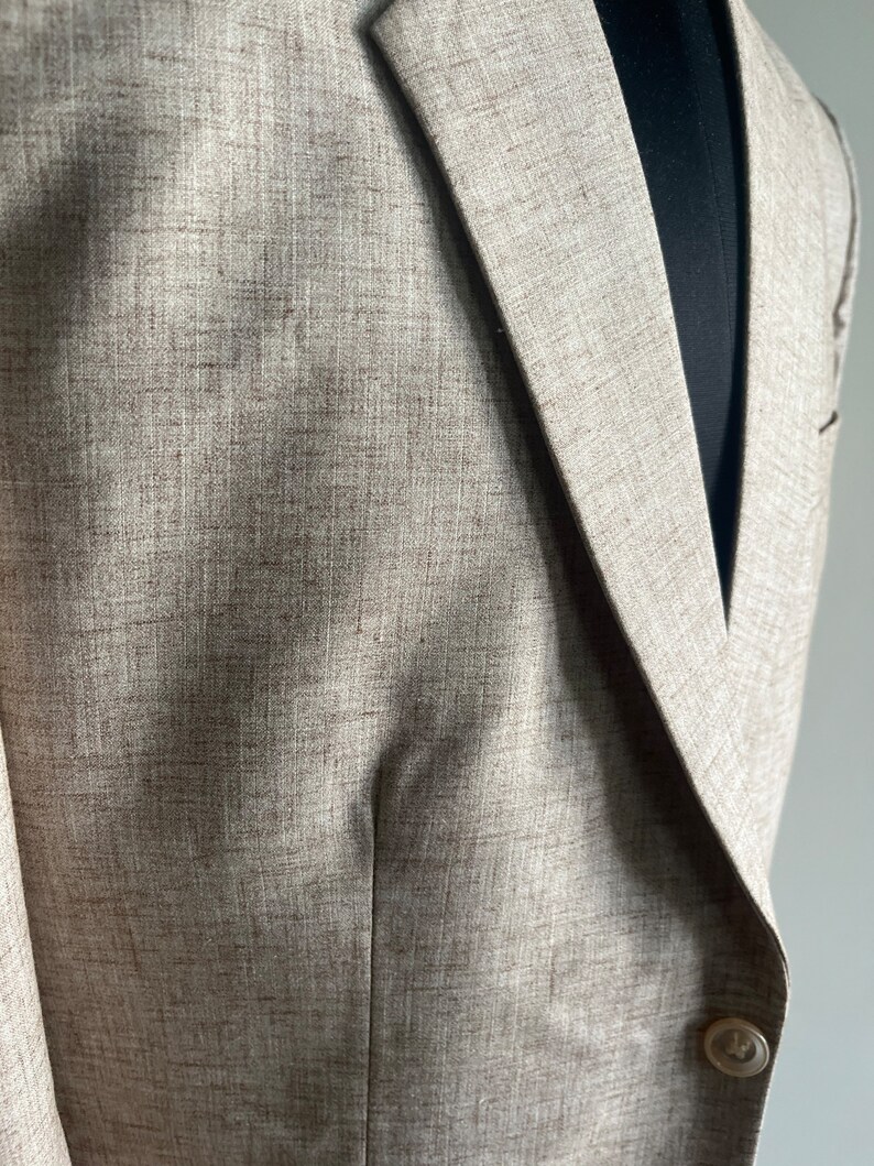 Men Brown Linen 3 Piece Suit Wedding Suit Groom Wear Suit - Etsy