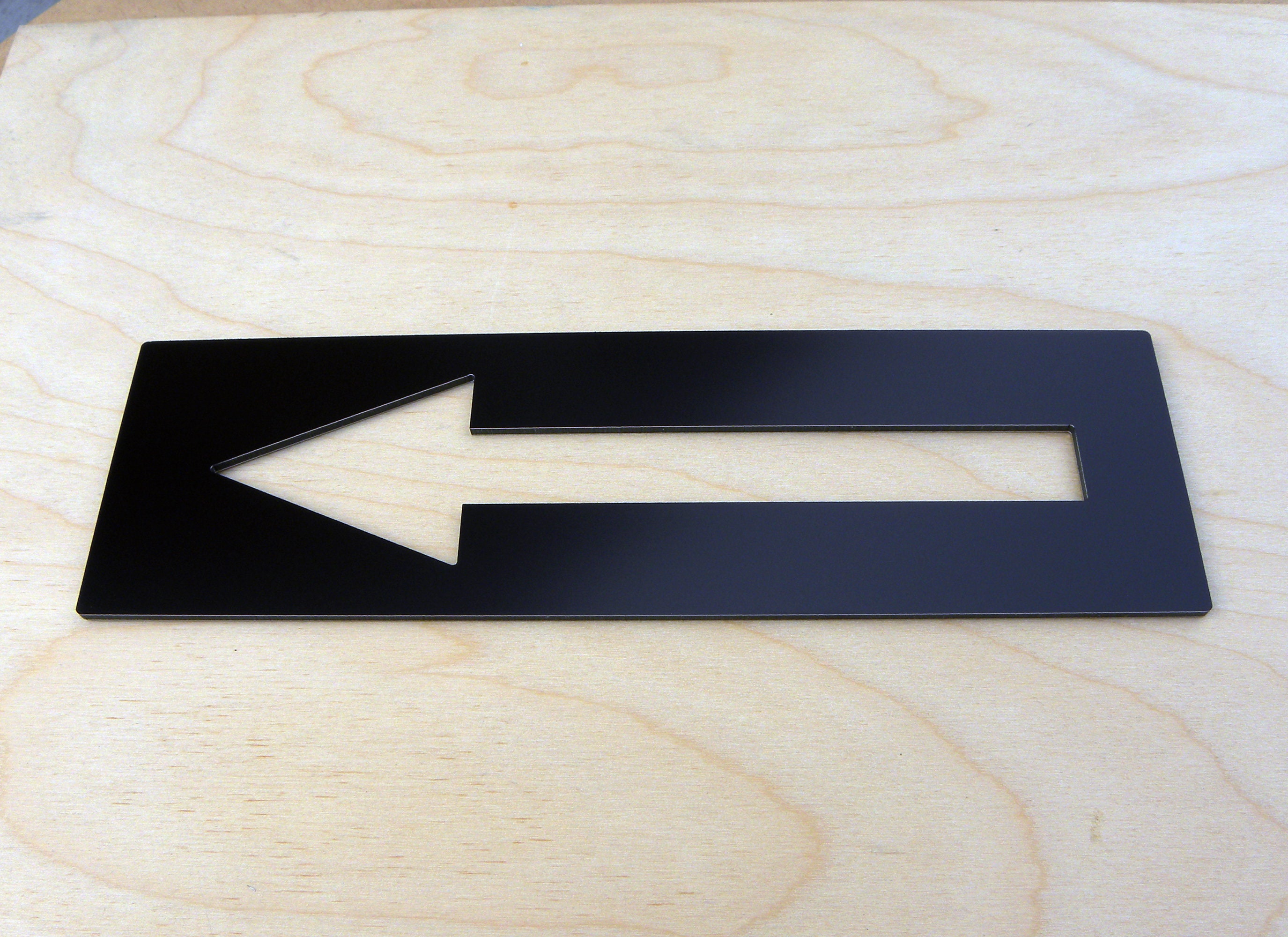 Rectangular Direction Sign Traffic Arrow Directional Sign. Wall Decor Directions Signage ...