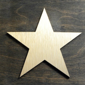 STAR . Wall Decor Stars . Stainless Aluminum Gold Decorative Craft . Celestial Decor . Modern Golden Decoration for Walls .