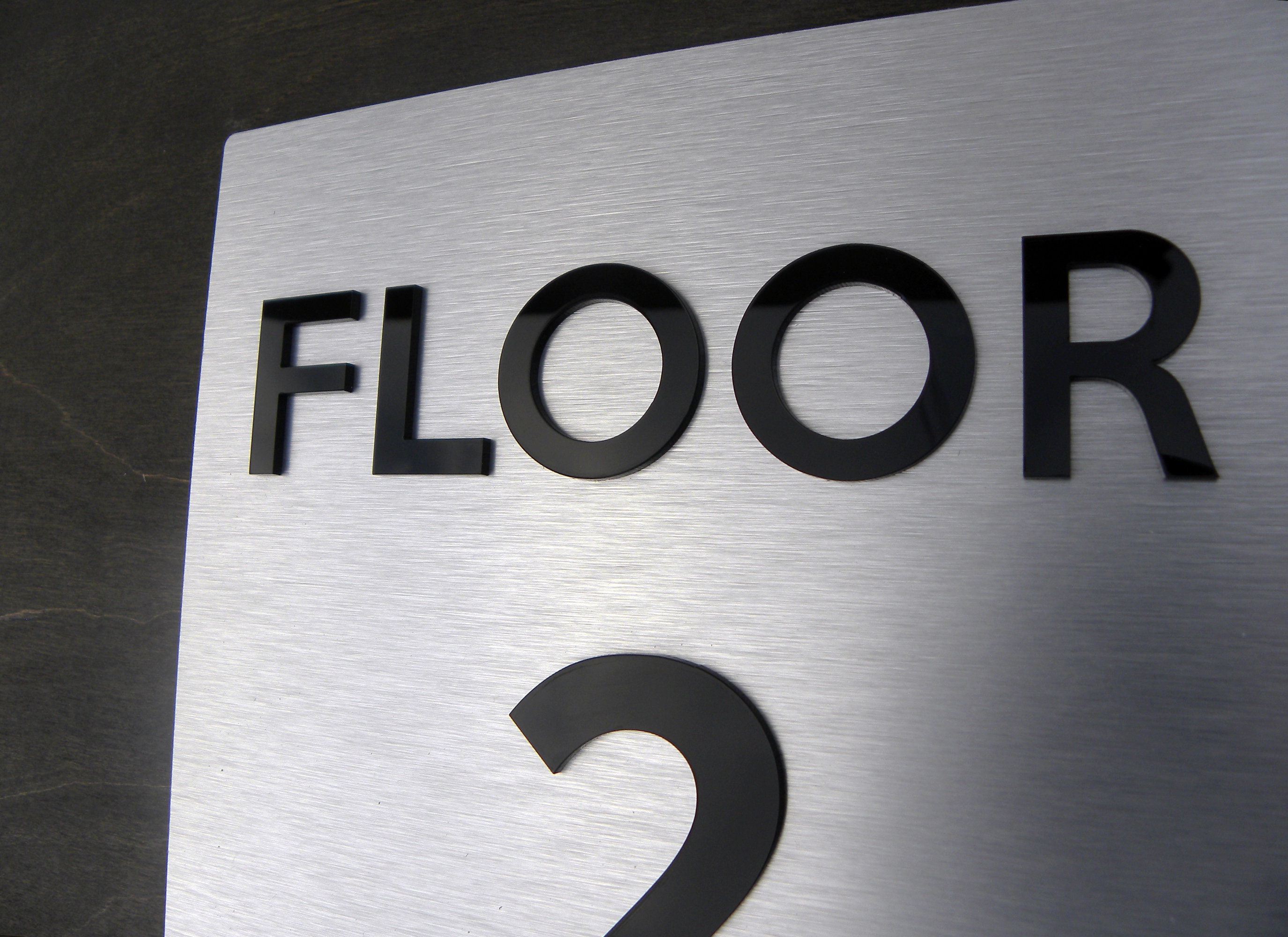 Floors Elevators Level Custom Sign . Floor Plaques for Business ...
