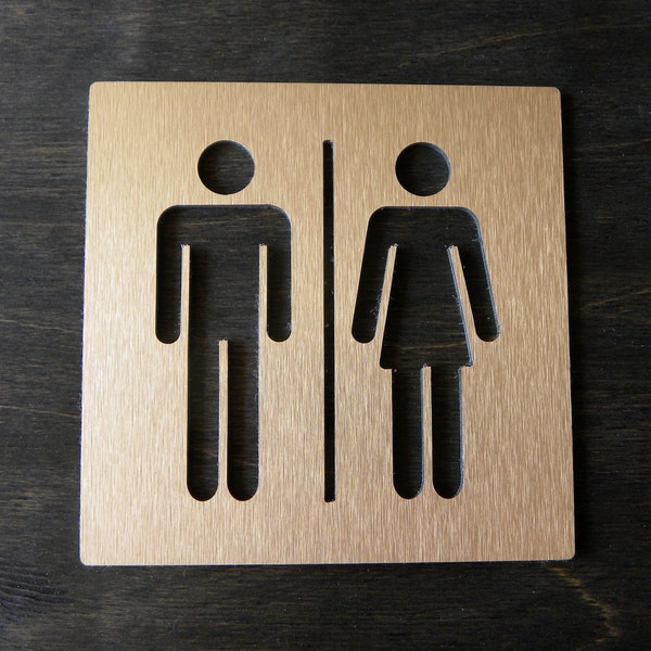 Restroom Signs Etsy