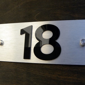 Letreros personalizados para puertas de apartamentos / Números de entrada para puertas de apartamentos modernos / Placas personalizadas / Letreros de entrada con tapas decorativas