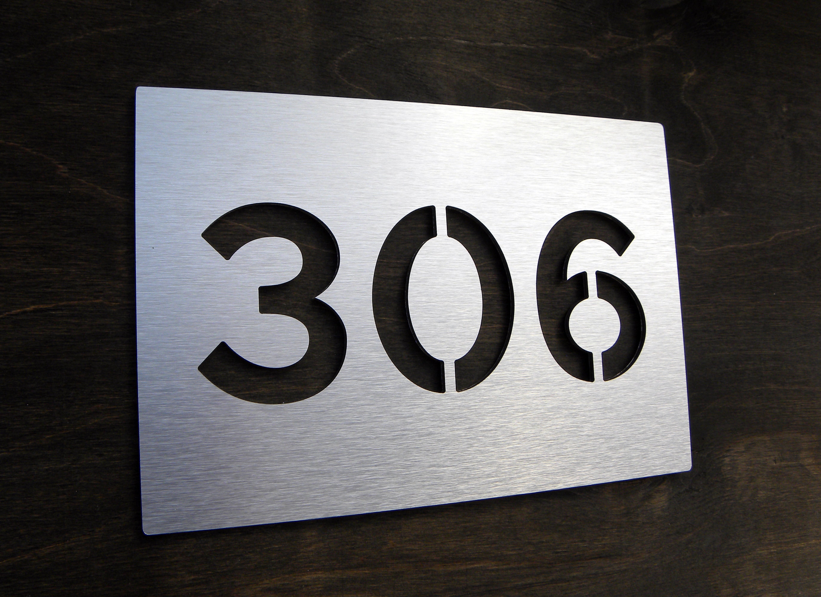 Condominium Door Signs. Black Plates for Apartments. Unit Complex Front ...