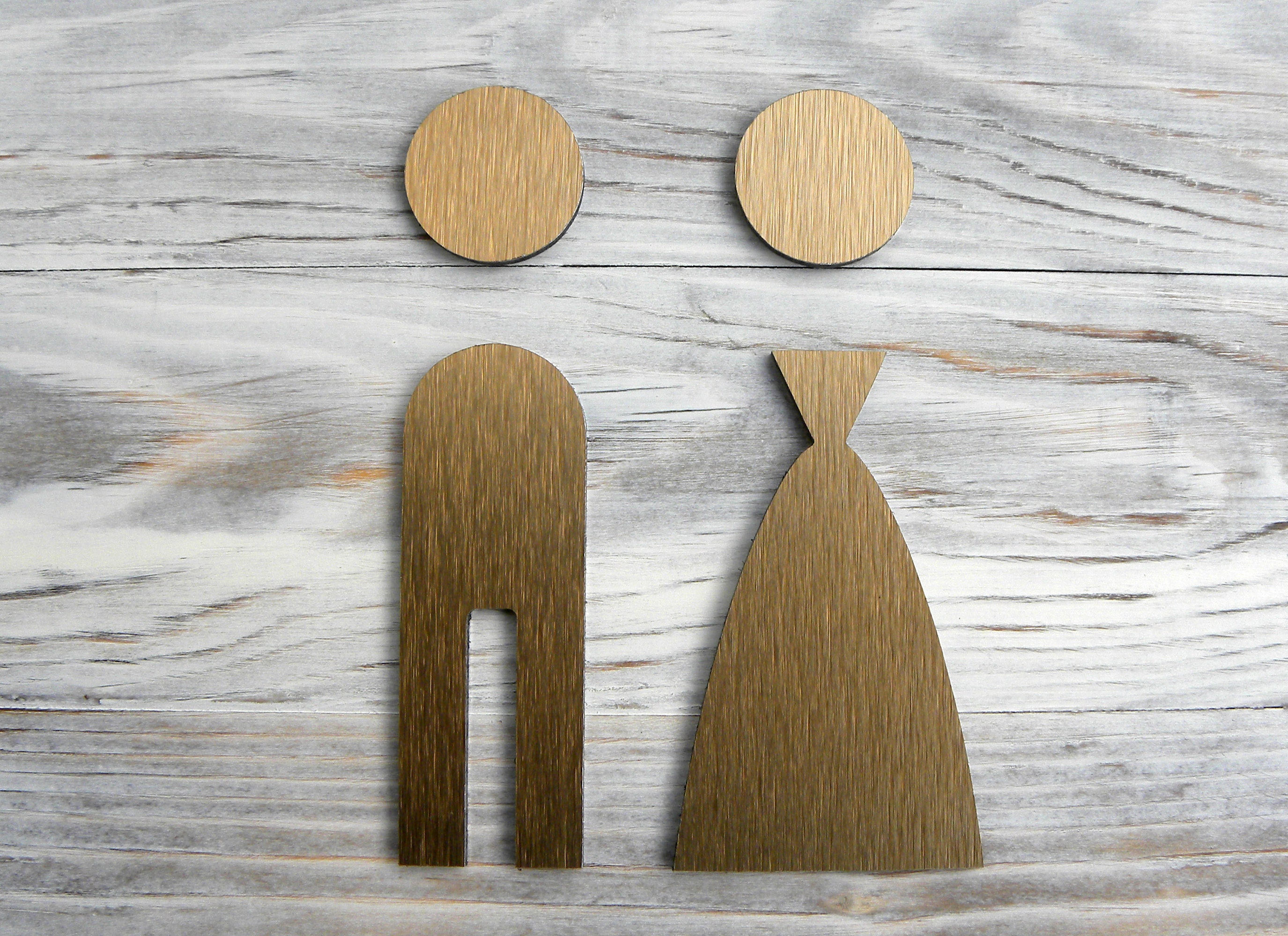 Badezimmer Mann Frau Behinderung Figuren Türschild. Kleber | Etsy