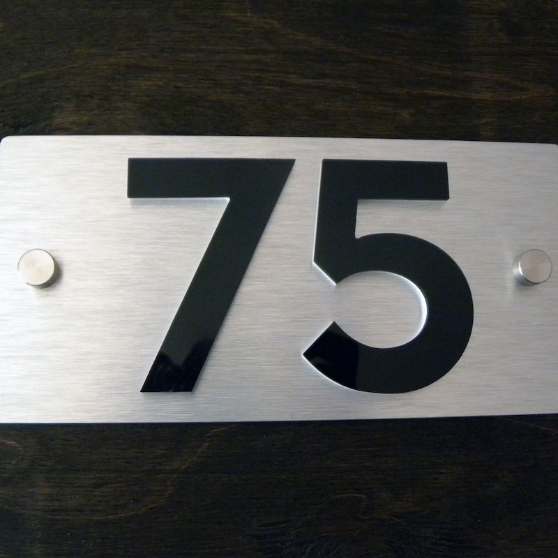 Steel Address Sign - Etsy