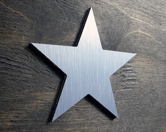 Star . Silver Stainless Stars . Hotel Home Wall Decor . Aluminum Decorative Craft Celestial Decor . Modern Lobby Stars for Hotels .