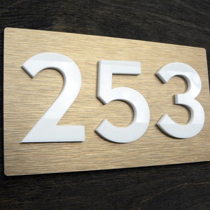 Personalized Door Plates. Custom Apartments Plaques. Modern Flat Numbers for Doors. Brass Plate. Apartment Door Signs.